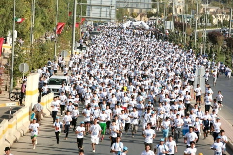 عداء عراقي يحتل المرتبة الاولى في ماراثون اربيل الثاني