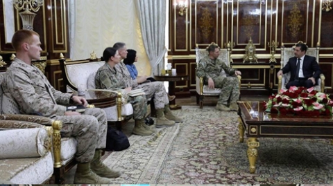 مسرور بارزاني وروبرسون يبحثان 