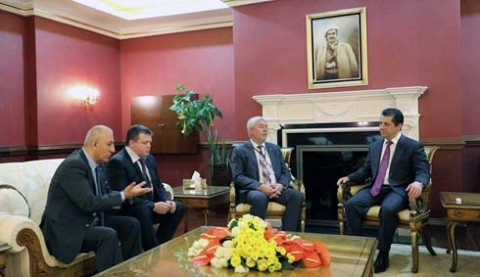 مسرور البارزاني يؤكد ضرورة تعزيز العلاقات مع أوكرانيا