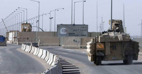 قصف بالهاون يستهدف مطار البصرة الدولي