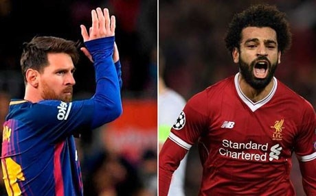 ميسي يطالب برشلونة بضم المصري محمد صلاح