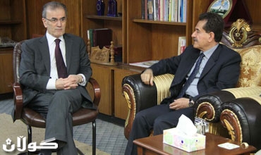 محافظ كركوك يستقبل عضو المكتب السياسي للحزب الديمقراطي الكردستاني