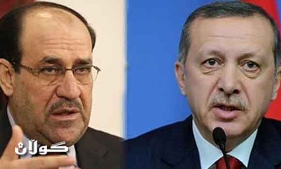 المالكي يصف تركيا بالدولة المعادية وأردوغان يتهم المالكي باذكاء نيران التوتر