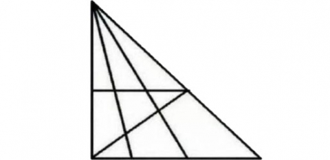 إذا استطعت أن تجد أكثر من 18 مثلثاً في هذه الصورة... فإن مستوى ذكائك يتعدى ال120