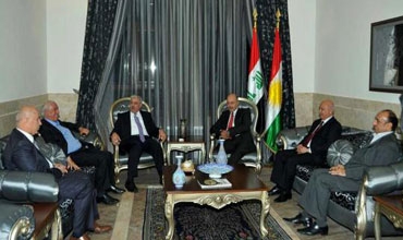 رئيس حكومة اقليم كوردستان يبحث مع محافظ نينوى الأوضاع الادارية والأمنية للمحافظة