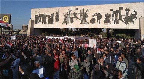 تجددالاحتجاجات في العاصمة بغداد و إستمرارها  في المحافظات الوسطى و الجنوبية