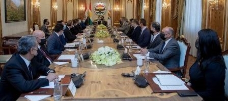 رئيس إقليم كوردستان يجتمع بقناصل وممثلي الاتحاد الأوروبي