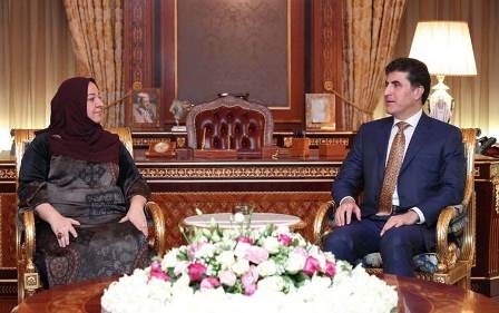 رئاستا إقليم وبرلمان كوردستان تؤكدان على حماية الحقوق الدستورية للإقليم