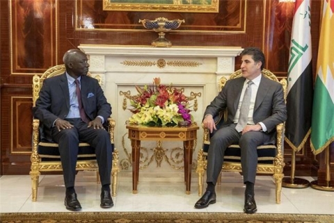 رئيس إقليم كوردستان يلتقي وفداً من الأمم المتحدة