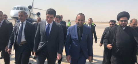 نيجيرفان البارزاني يصل إلى النجف
