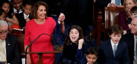 نانسي بيلوسي تتولى رئاسة مجلس النواب الأمريكي للمرة الثانية