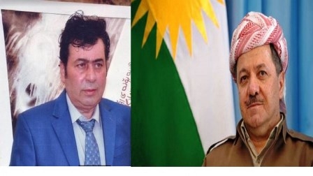 الرئيس البارزاني يبعث برقية عزاء الى عائلة الكاتب الشاعر فريد زامدار