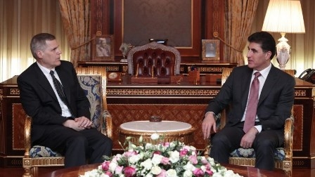 نيجيرفان البارزاني يستقبل ماثيو تيولرالسفير الأمريكي في العراق