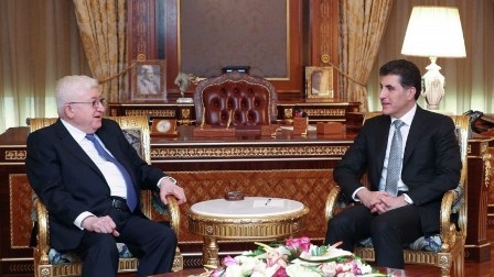 نيجيرفان البارزاني وفؤاد معصوم يبحثان أوضاع العراق