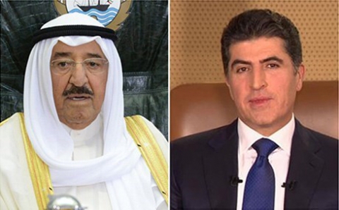  رئيس وزراء اقليم كوردستان يعزي أمير دولة الكويت