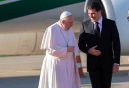 نيجيرفان بارزاني: نؤيد وندعم رسالة البابا فرنسيس للسلام والتسامح وقبول الآخر