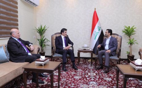 نيجيرفان البارزاني والحلبوسي يبحثان تشكيل الحكومة الجديدة