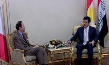 نیچيرڤان بارزاني يستقبل السفير الإيراني لدى العراق
