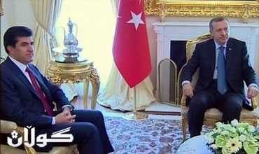 نيجرفان بارزاني واردغان بحثا تعزير العلاقات الثنائية بين كوردستان وتركيا