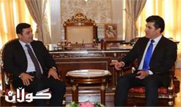 نيچيرڤان بارزاني يبحث مع دميرتاش مستجدات عملية السلام في تركيا