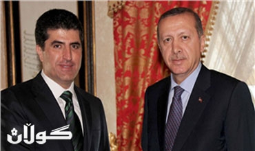 نيجيرفان بارزاني لاردوغان : اقليم كردستان على استعداد لتقديم كل الدعم الممكن لعملية السلام