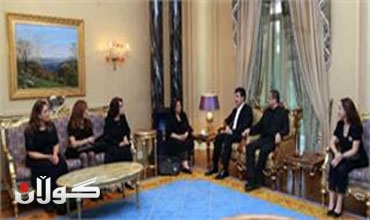 نیچیرڤان بارزاني يستقبل عائلة شيركو بيكه س ويصف الراحل بانسان عظيم ومُلك لجميع شعب كوردستان