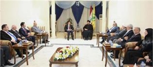 نیچیرڤان بارزاني: نحن في بغداد لوضع حلول عراقية