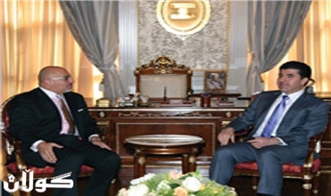 رئيس حكومة إقليم كوردستان يستقبل نديم الزهاوي عضو مجلس النواب البريطاني