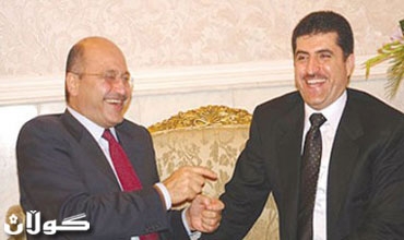 استمرار المشاورات بين برهم صالح ونيجيرفان بارزاني للوصول لتشكيلة ناجحة للحكومة