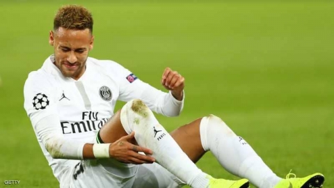 مدرب سان جرمان يكشف آخر تطورات إصابة نيمار