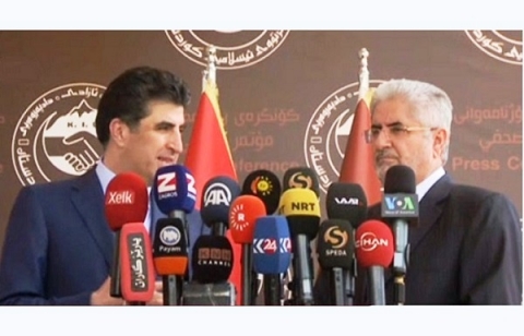 الديمقراطي الكوردستاني والاتحاد الاسلامي: ملتزمون بالتوافق على القضايا الوطنية
