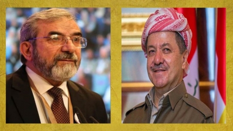 الرئيس البارزاني يهنىء الأمين العام للإتحاد الإسلامي الكوردستاني