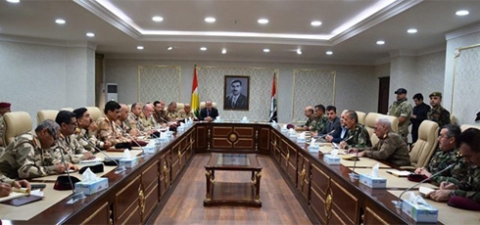 وزارة البيشمركة تعقد اجتماعاً مع الدفاع العراقية في أربيل