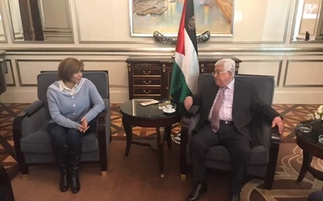 بروين إبراهيم: الرئيس الفلسطيني أكد على عمق العلاقة مع القوى والأحزاب الكوردية