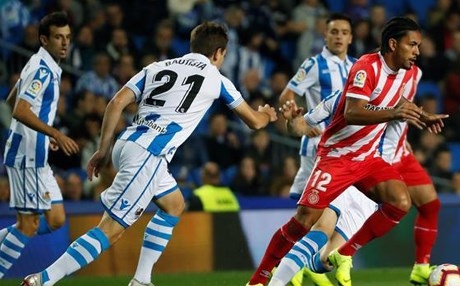 التعادل يفرض نفسه على مباراة سوسييداد وجيرونا في الدوري الإسباني