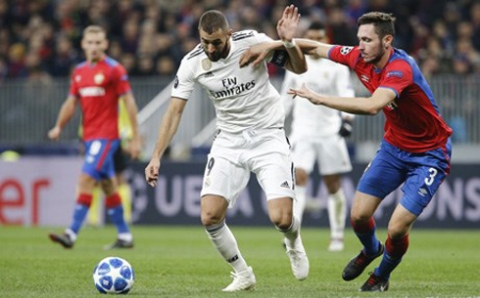 سسكا موسكو الروسي يهزم ريال مدريد في أبطال أوروبا