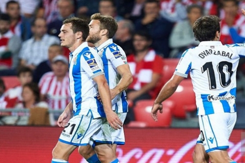 ريال سوسييداد يعمق جراح أتلتيك بلباو في الدوري الإسباني