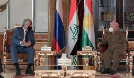 الرئيس بارزاني يستقبل السفير الروسي لدى العراق