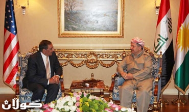 رئيس إقليم كوردستان يستقبل وزير دفاع الولايات المتحدة الأمريكية والوفد المرافق له