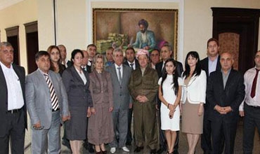 رئيس اقليم كردستان يبحث مع وفد من كرد كازاخستان وقيرغستان افتتاح ممثلية لحكومة الاقليم هناك