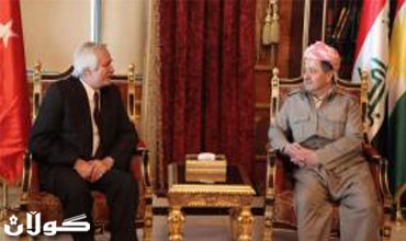 رئيس اقليم كوردستان يستقبل السفير التركي لدى العراق