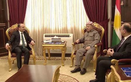 البارزاني يجتمع ببايدمير ويؤكد على ضرورة حل القضية الكوردية عبر الحوار