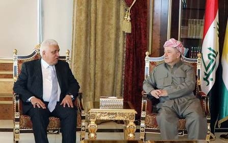 مسعود البارزاني والفياض يبحثان مواقف الأطراف السياسية بشأن تشكيل الحكومة العراقية