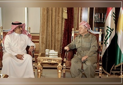 الرئيس البارزاني يجتمع مع السبهان ويبحثان الاوضاع السياسية والمتغيرات بالمنطقة