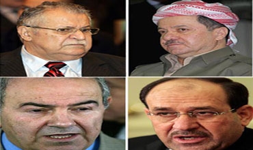 طالباني وبارزاني يبحثان آخر التطورات في العراق واقليم كردستان