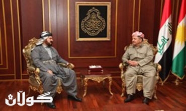 رئيس إقليم كوردستان يستقبل البروفيسور علي قرادغي