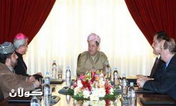 رئيس إقليم كوردستان يجتمع مع رئيس وأعضاء لجنة التحقيق في أحداث زاخو والمناطق الاخرى