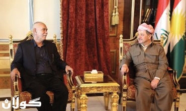 رئيس إقليم كوردستان يستقبل نوشيروان مصطفى