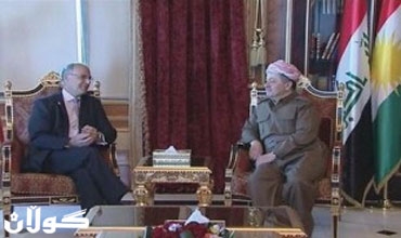 رئيس إقليم كوردستان يستقبل السفير البريطاني لدى العراق