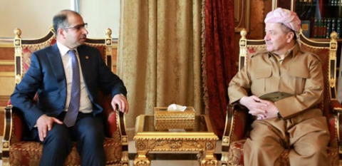 بارزاني والجبوري يبحثان تطورات الملفين السياسي والأمني